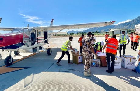 Covid vaccine flight Timor-Leste
