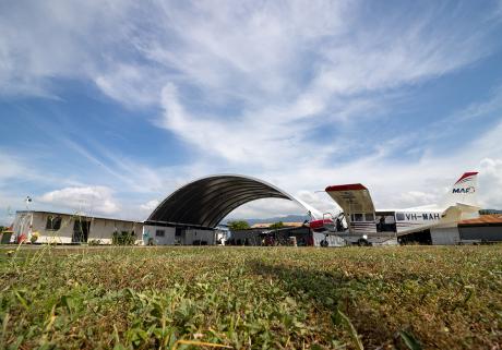 MAF hangar in Dili