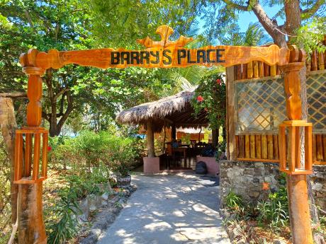 A gateway to a small tourist resort